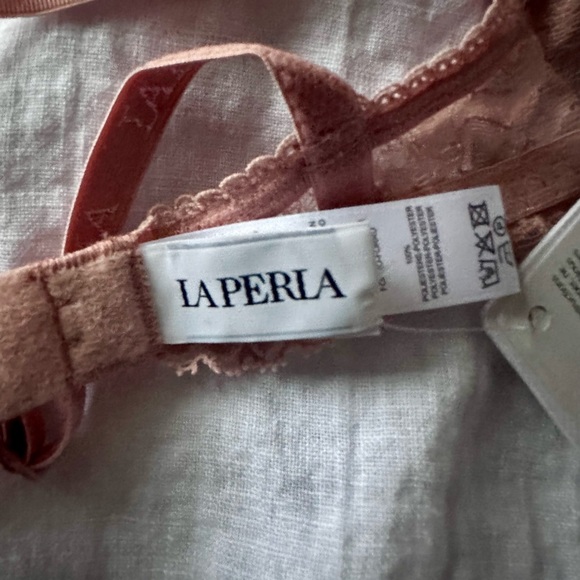 Rose lave La Perla balconette lace bra | 30 B - Picture 2 of 7